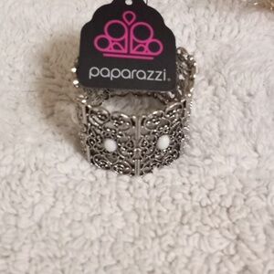 Fairest Filigree White Bracelet